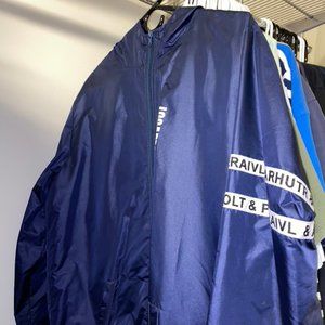 Navy Blue Jumper Windbreaker